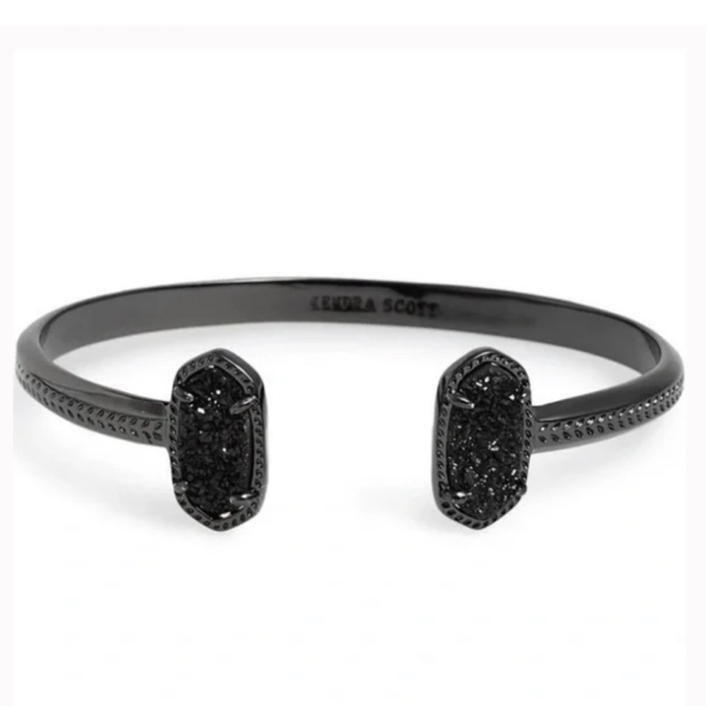 Kendra Scott Elton Gunmetal Bangle